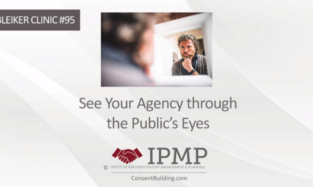 Clinic #95: See Your Agency through the Public’s Eyes