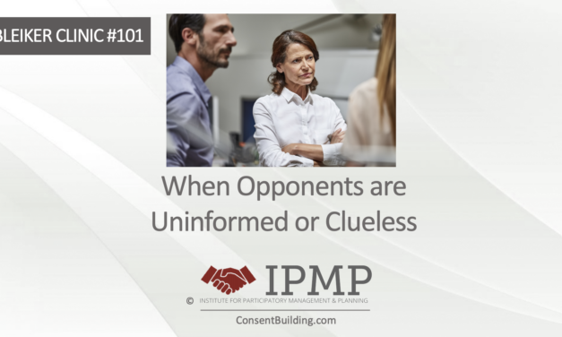 Clinic #101: When Opponents are Uninformed or Clueless