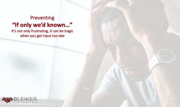 Clinic #150: Prevent “If only we had known that before!” Scenarios