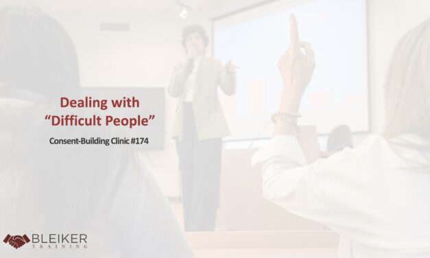 Clinic #174: Dealing with “Difficult” People